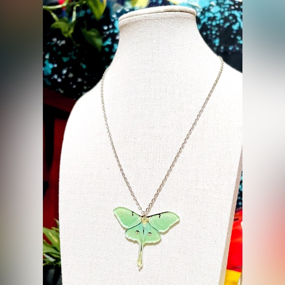 Luna Moth Necklace - Picture 8 of 11